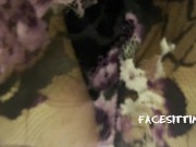 Sitting on your face with my big ass and make you enjoy my pussy. Facesitting POV 6/16