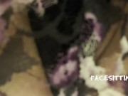 Sitting on your face with my big ass and make you enjoy my pussy. Facesitting POV 7/16