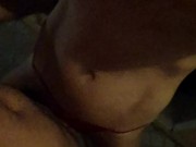 Night time, outdoors sex, he fucked me on the table 3/16
