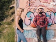 Mountain Man Fucks Sexy Blonde Tourist Outdoor - MAMACITAZ 7/16