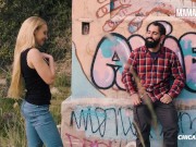 Mountain Man Fucks Sexy Blonde Tourist Outdoor - MAMACITAZ 8/16