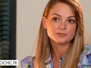 The busty blonde does her show 1/16