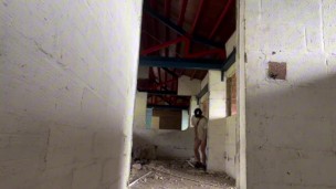 I fuck my ass with my dildo in an abandoned house