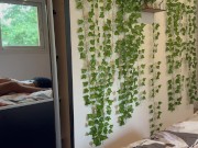 I wake him up by sucking his balls and I make him cum without sucking him 5/16