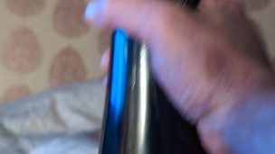 Let's ive my big cock a flashlight experience massive cumshot