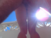 NEIGHBORS WATCHING My GF SMOKE... Perfect Time For A Balcony BREEDING. 11/16