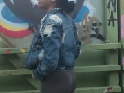 BATMAN GOTHAM PARODY COSPLAY REAL LIFE OUTSIDE PUBLIC