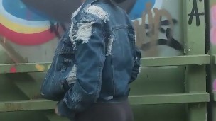 BATMAN GOTHAM PARODY COSPLAY REAL LIFE OUTSIDE PUBLIC