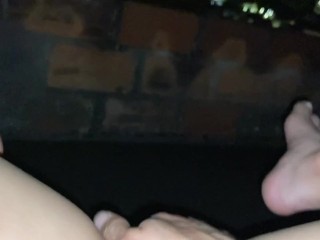 My stepbrother fucks me on the terrace of my house and I don’t mind being seen by my neighbors