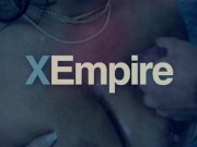 Slim Redhead Beauty Spitroasted By 2 MASSIVE Cocks - Alex Harper - DarkX 15/16