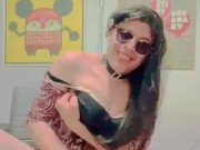 Masturbandome para mí novio