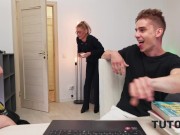 TUTOR4K. MILF tutor in stockings got so mad and then so horny so she tried dicks. Hot sex with private teachers Malusha 5/16