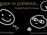 A lesson in patience Erotic Irish Audio