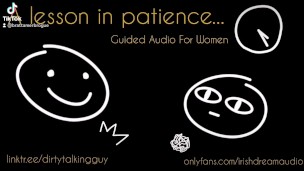 A lesson in patience Erotic Irish Audio