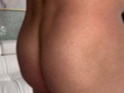 Teen Blonde with Big Ass getting Anal and Double Penetration Two Big Cocks 10/16