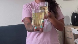 Pissing in a Cup💦 Wanna A Drink With Me?