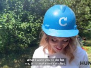 HUNT4K. Hunter seduced a handywoman, her BF caught them and saw Hunter’s cumshot inside her pussy 7/16