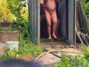 Public sex with a pregnant stranger with a creampie 16/16