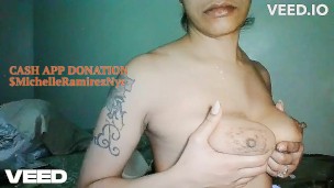 CUM ON MY TITS big dick blow job suck