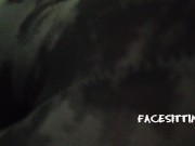 Slave sniffs and fucks the ass with his nose on the orders of the mistress, femdom ass worship POV 12/16