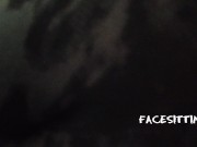 Slave sniffs and fucks the ass with his nose on the orders of the mistress, femdom ass worship POV 13/16