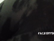 Slave sniffs and fucks the ass with his nose on the orders of the mistress, femdom ass worship POV 14/16