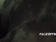 Slave sniffs and fucks the ass with his nose on the orders of the mistress, femdom ass worship POV 15/16