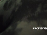 Slave sniffs and fucks the ass with his nose on the orders of the mistress, femdom ass worship POV 16/16