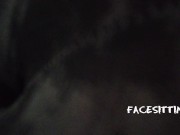 Slave sniffs and fucks the ass with his nose on the orders of the mistress, femdom ass worship POV 7/16