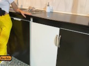 سکس داغ و حشری من با زندایی توی آشپزخونه - Screenshot 2 of 16 - Doggy Style