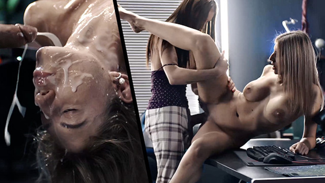 Shemale FUTA Transformation - Trojan Horse From Discord Server Turns Girl  Into Big Dick Shemale FULL Blonde Facial Cumshots