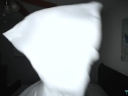 Slumber Party Slut Has A Pillow Fight With A Cock! 2/16