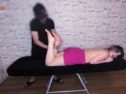 Глубокий массаж для жопастой студентки