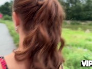 VIP4K. Red riding hood is good in sucking big cocks. Hot sex with Lucianna Lucci & Steve Q 6/16