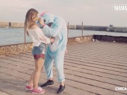 Dutch Slut Gets Her Pussy Stretched At The Beach - MAMACITAZ 1/16