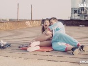 Dutch Slut Gets Her Pussy Stretched At The Beach - MAMACITAZ 8/16
