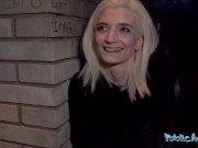 Public Agent - slim Italian blonde with petite body stretched out by big cock in hotel room 7/16