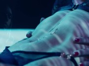 Deeper. Hot babe dominates sub 15/16