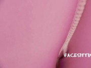 Sitting on the slave's face while looking at the phone, facesitting POV 11/16