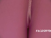 Sitting on the slave's face while looking at the phone, facesitting POV 7/16