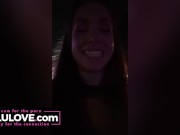 Big boobs babe trick or treating vlogs from multiple Halloween themed trips, nude body lotion after shower - Lelu Love 8/16