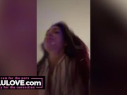 Big boobs babe trick or treating vlogs from multiple Halloween themed trips, nude body lotion after shower - Lelu Love 9/16