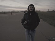 HARDWERK Skinny babe Delfine Dahlia is caged up and sucking multiple dicks 10/16