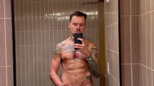 PROMO gym's restroom.