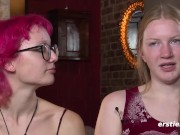 Ersties - Lesbische Mädels lecken sich gegenseitig die Muschi und stopfen sie mit Dildos 10/16