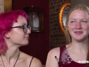 Ersties - Lesbische Mädels lecken sich gegenseitig die Muschi und stopfen sie mit Dildos 9/16