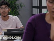 REALITY KINGS - Hot Librarian Christina Savoy Is Better At Sucking Big Cocks Than Reshelving Books 2/16