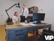 VIP4K. Stanley Johnson seduced his customer and fucked in the office. Hot sex with Arina Shy 6/16