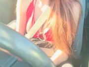 Long Car ride with Italian Stepmom Artemisia Love Big Tits Flash Big Nipples OF@ArtemisiaLove101 12/16