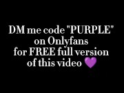 Purple dildo tease / Angelssex 16/16